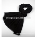 Heißer Verkaufs-Fabrik-Preis-Dame Big Black Wool Schal